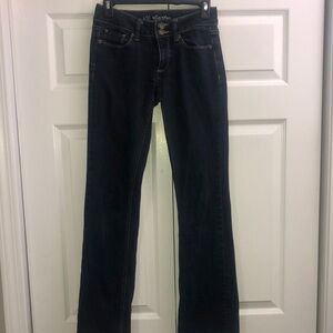 Victoria's Secret Blue Flare Wide Leg Jeans
